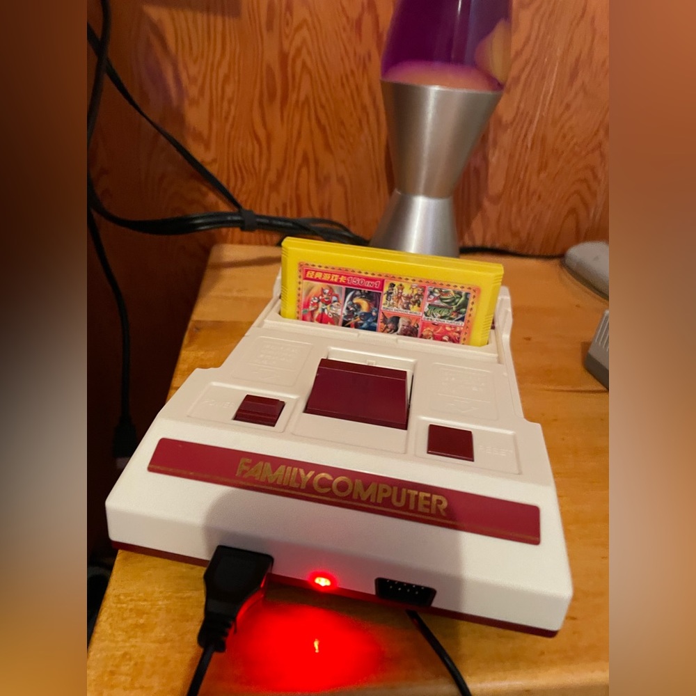 👾 FC Compact 8-Bit Console 2 Controllers Hookups & 150 in 1 Cartridge 👾